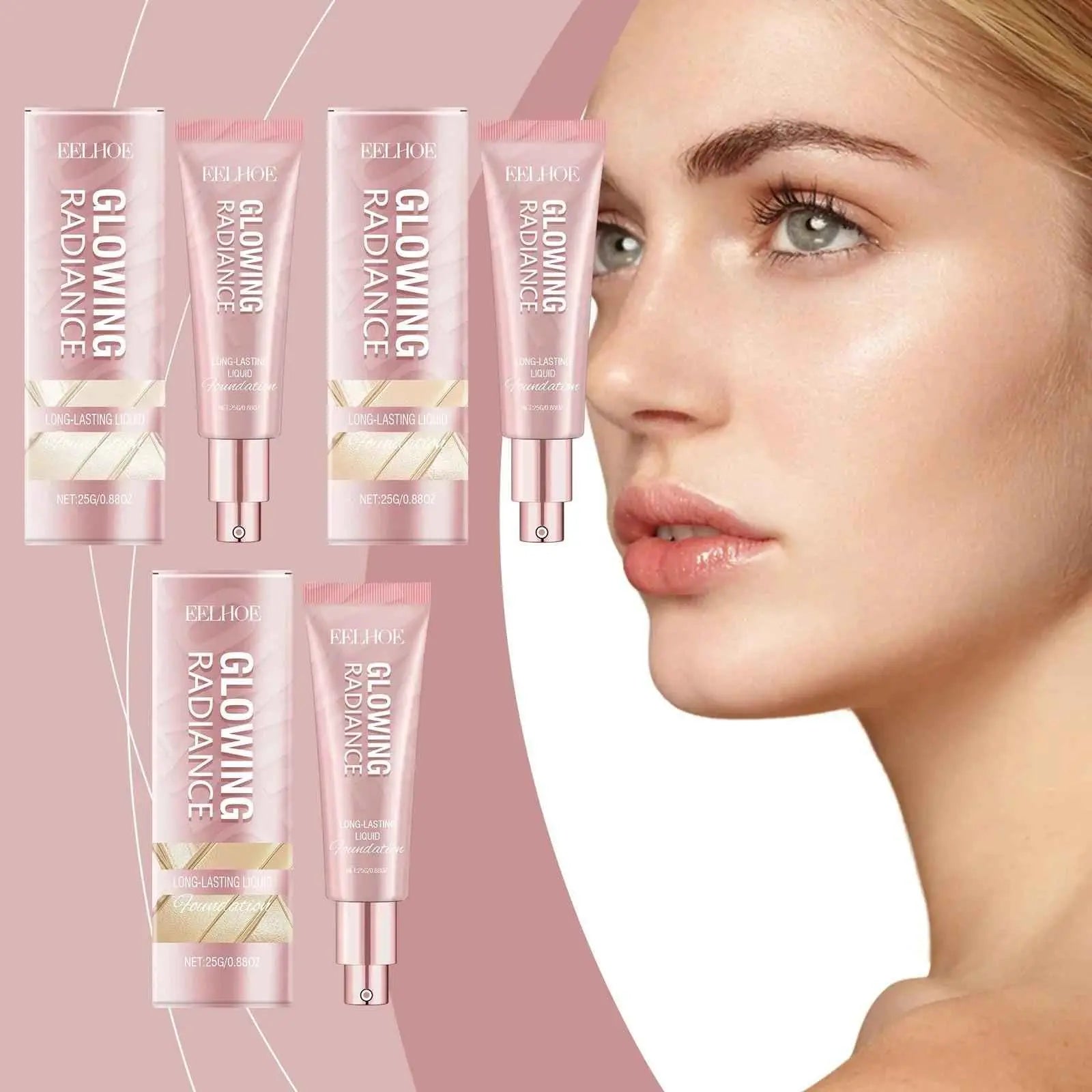 GlideGlow Nude: Vitamin E Lightweight Foundation