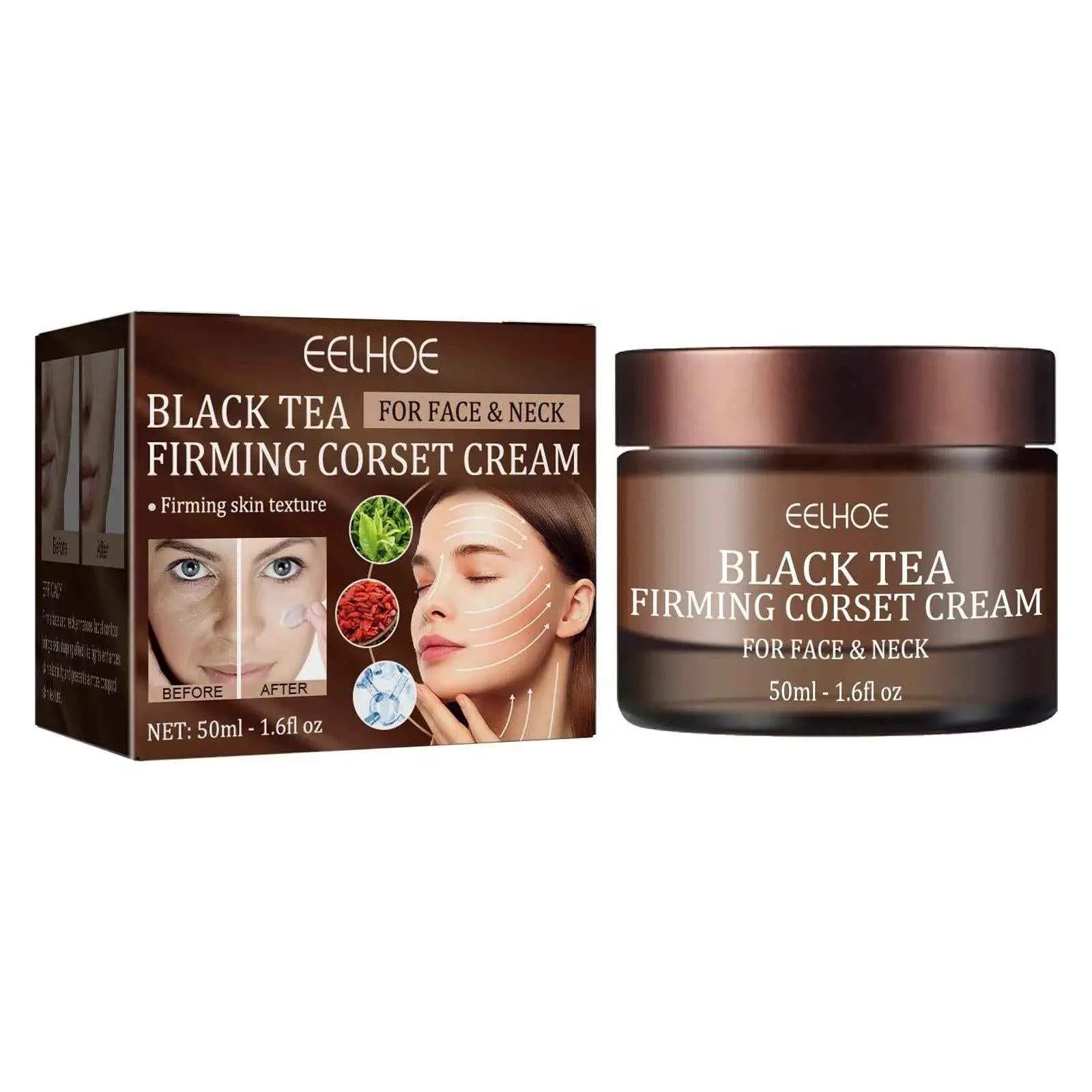 FirmLift Essence: Black Tea & Peptide Face Cream
