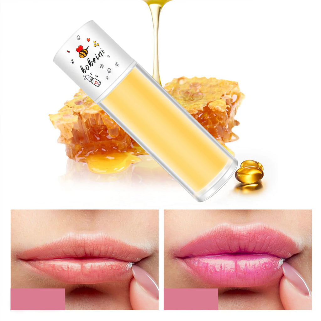 Bee Lip Oil Water-shine Glass Transparent Lip Honey Dry Repair Lip Care toot Lip Moisturizing Lip Oil - Beauty Collection Studio