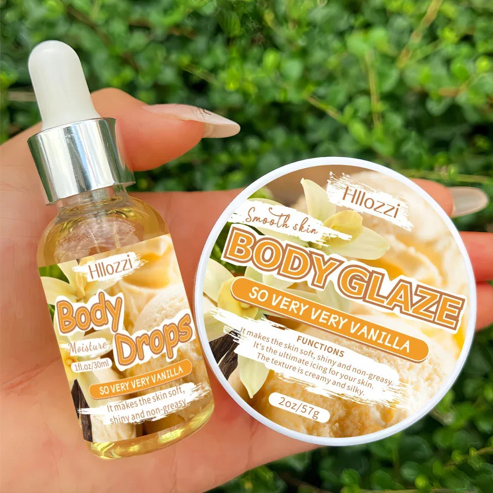 Body Glaze & Body Oil Combination Various flavors Non-greasy Hydrating and moisturizing Body Lotion Massag.