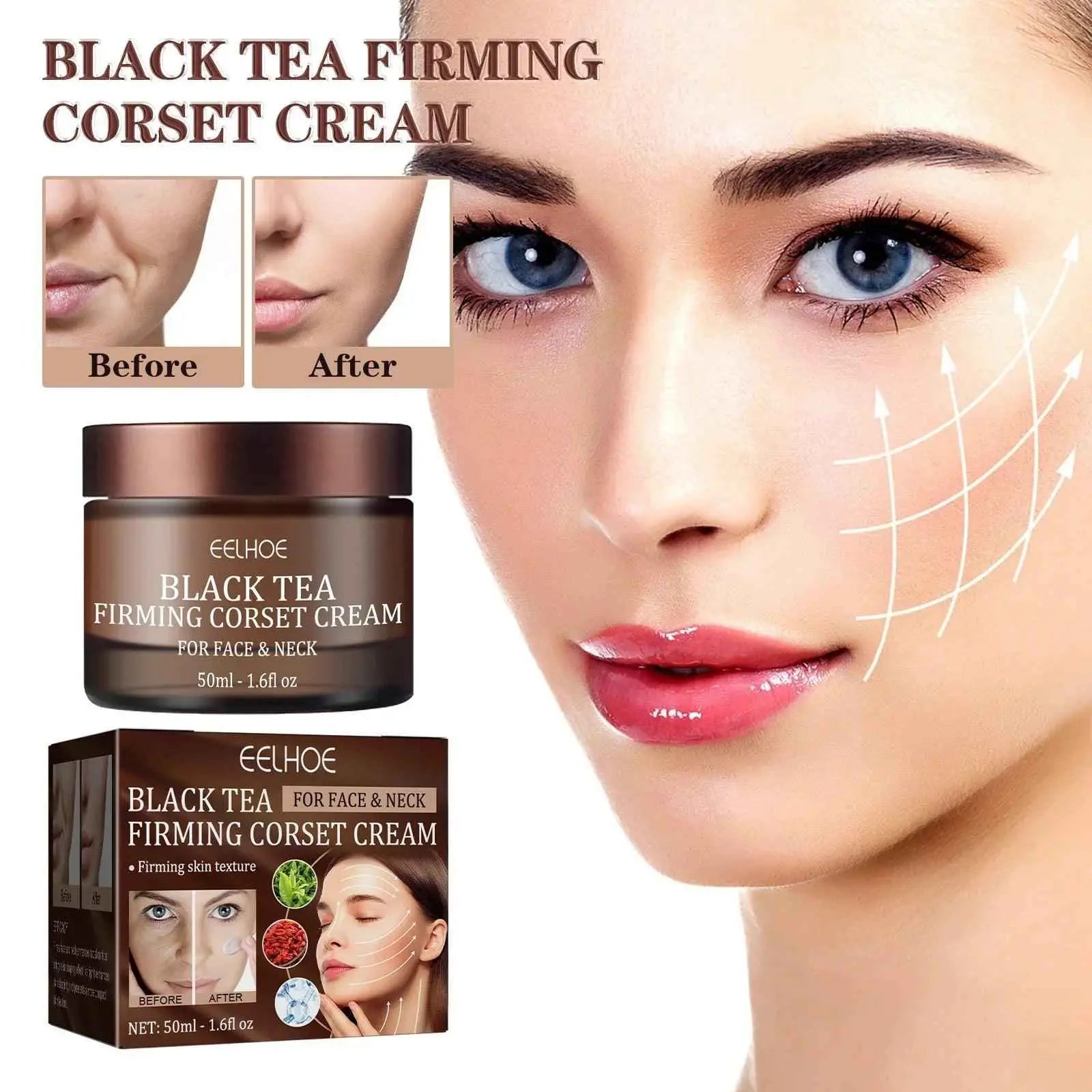 FirmLift Essence: Black Tea & Peptide Face Cream - My Vixen Vault