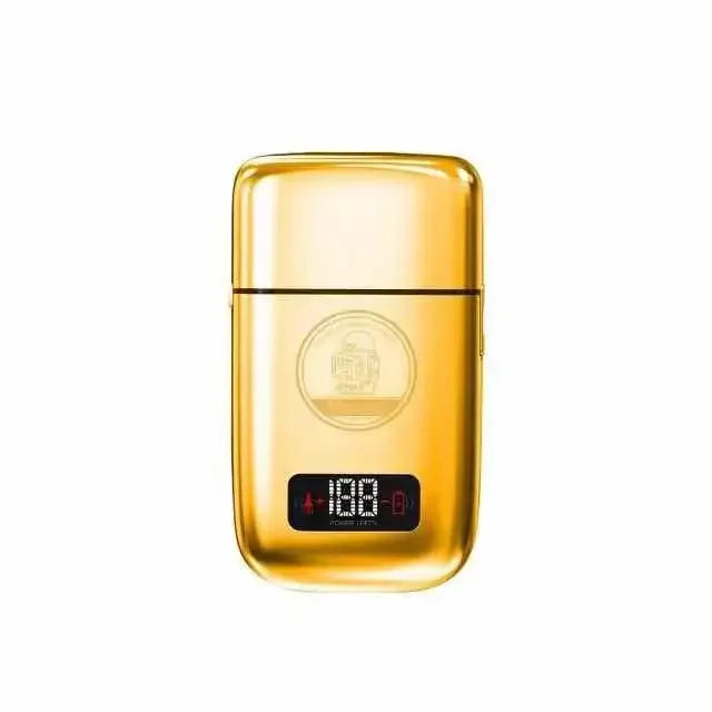 Hot Sale Kemei Km-Tx3 2021new Design Anti Pinch Hair Product Electric Gold Metal Body Shaving Usb Charging Reciprocating Shaver - My Vixen Vault