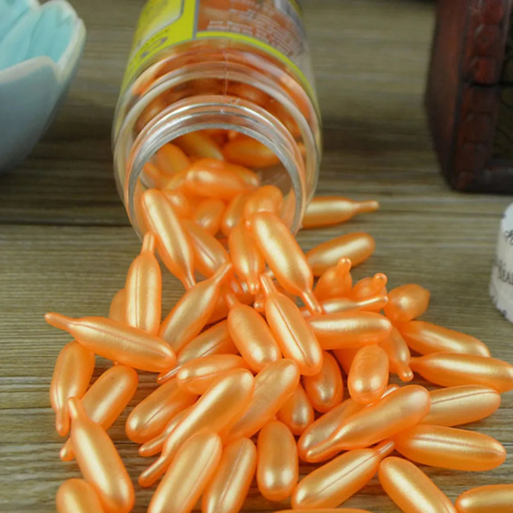 90pcs/bottle Vitamin E Essence Capsules Anti-aging Serum Spot Acne Removing Whitening Cream Essence VE Facial Freckle Capsule - Beauty Collection Studio