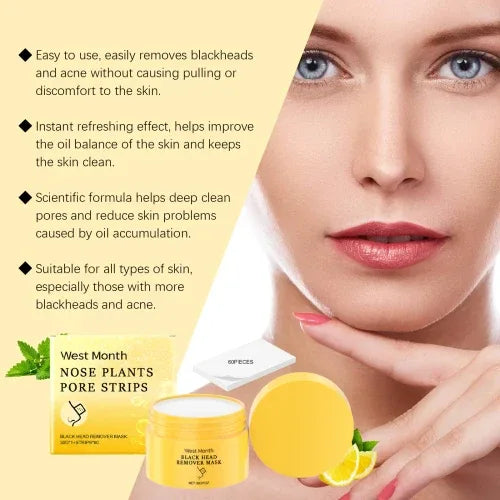 West Month Blackhead Gentle Oil Control Cleansing Nose Mask For Blackheads And Acne - My Vixen Vault