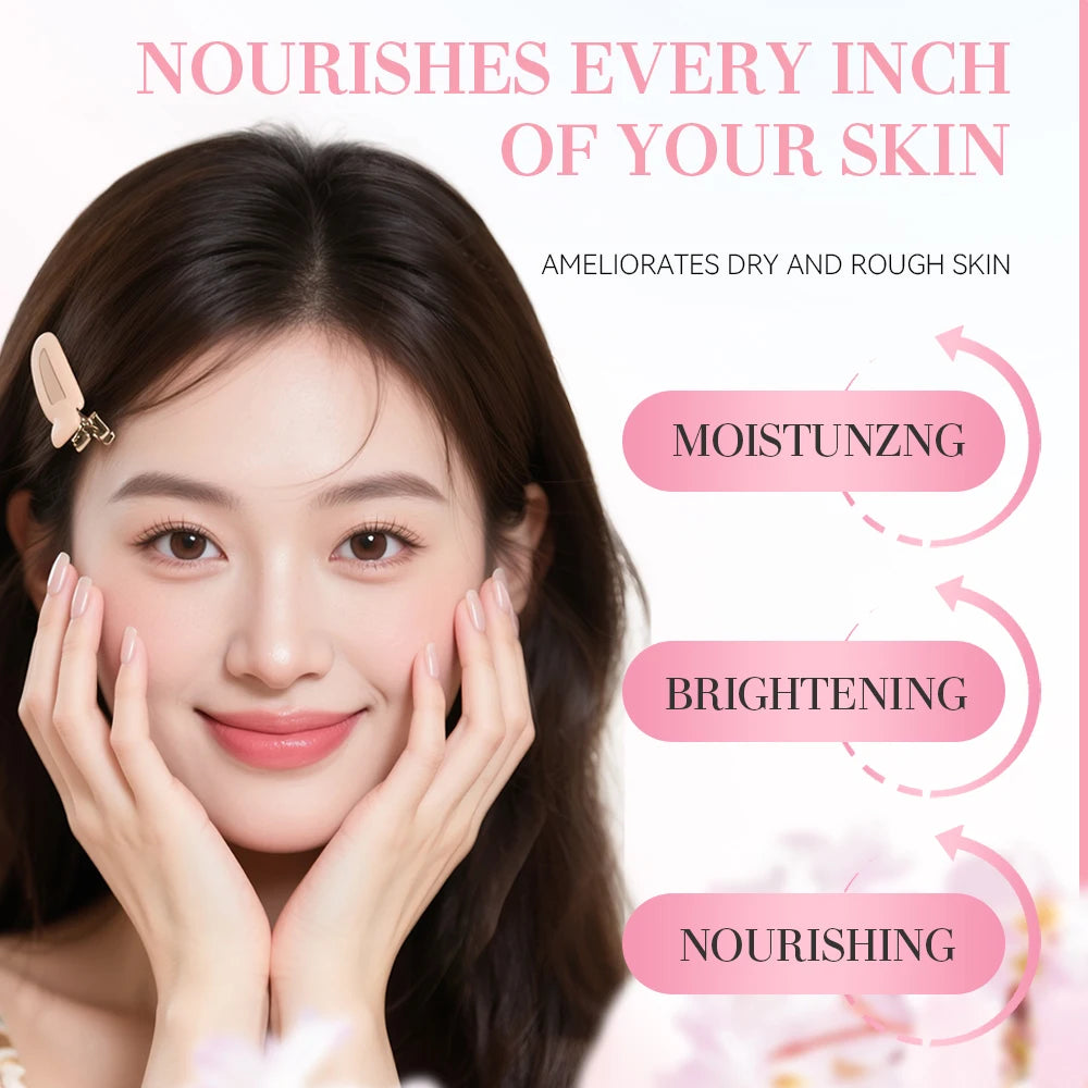 DR.ROSEVA 5Pcs Private Label Skincare Set Anti-Acne Dark Spot Remover Face Toner Cream Whitening Sakura Skin Care Sets - Beauty Collection Studio