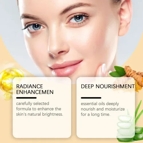 Hoygi Turmeric Essential Oil Gently Moisturizes Firming And Brightening Facial To Improve Dry Skin Care - My Vixen Vault