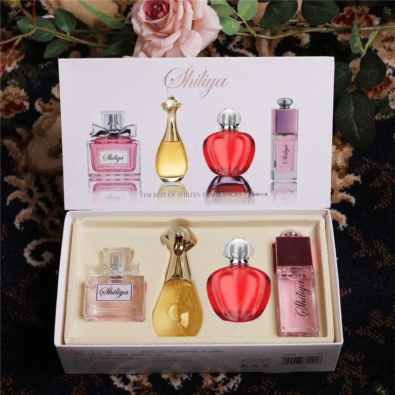High-End Four-Piece Gift Box Meow Perfume for Women Long-Lasting Light Perfume Fragrance Fresh Temptation Student Girl Gift - My Vixen Vault