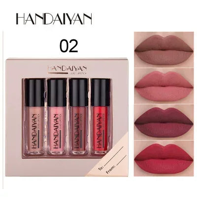 Sets Chocolate Dark Tea Fashion Matte Lip Gloss - My Vixen Vault