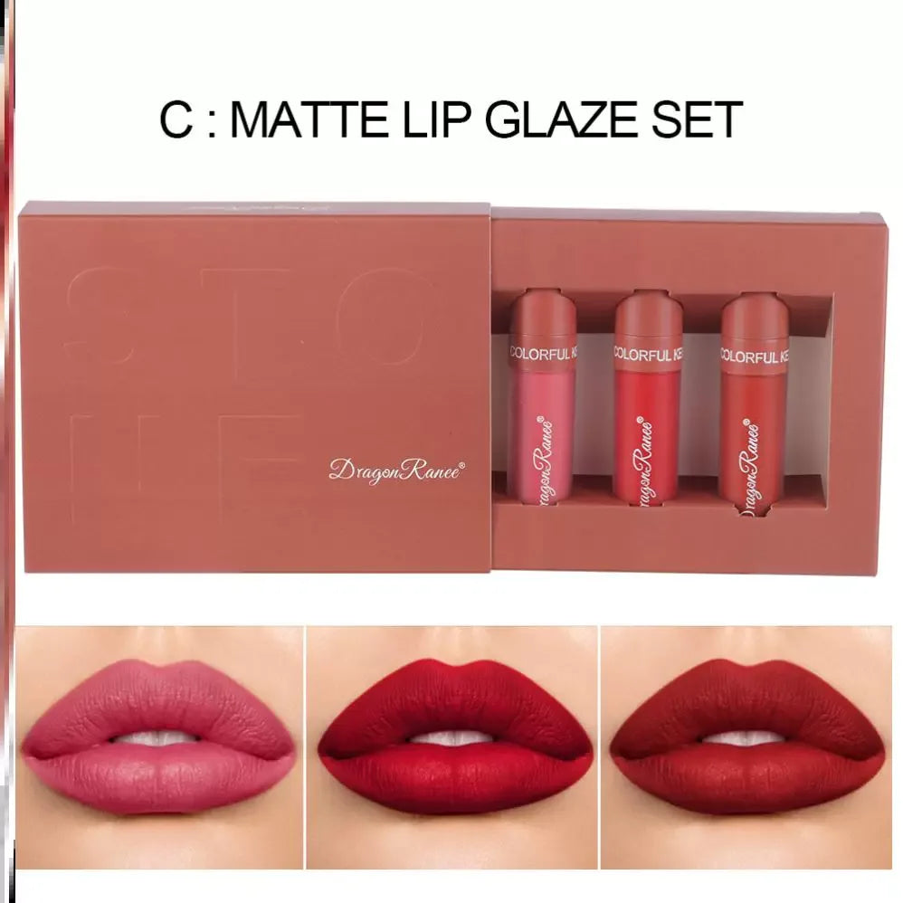 6Pcs Matte Lip Gloss Set Liquid Lipstick Waterproof Long - My Vixen Vault