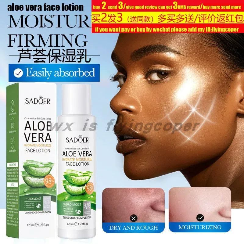 Aloe Vera Face Cream Day Night Acne Oil Control Whitening Cream.