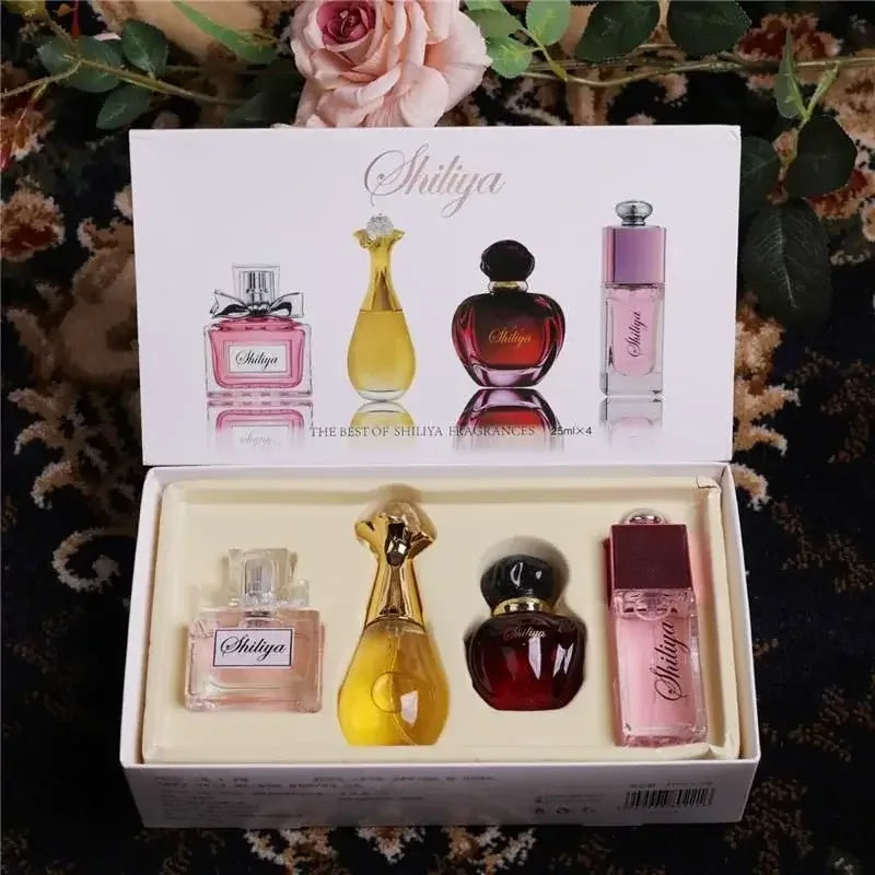 High-End Four-Piece Gift Box Meow Perfume for Women Long-Lasting Light Perfume Fragrance Fresh Temptation Student Girl Gift - My Vixen Vault