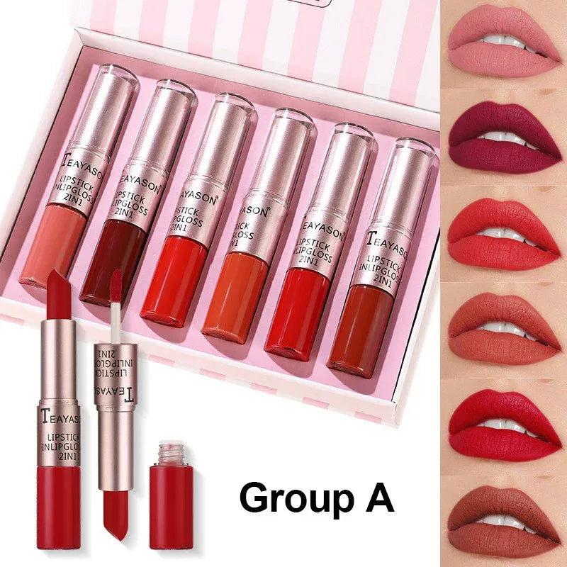Sets Chocolate Dark Tea Fashion Matte Lip Gloss - My Vixen Vault