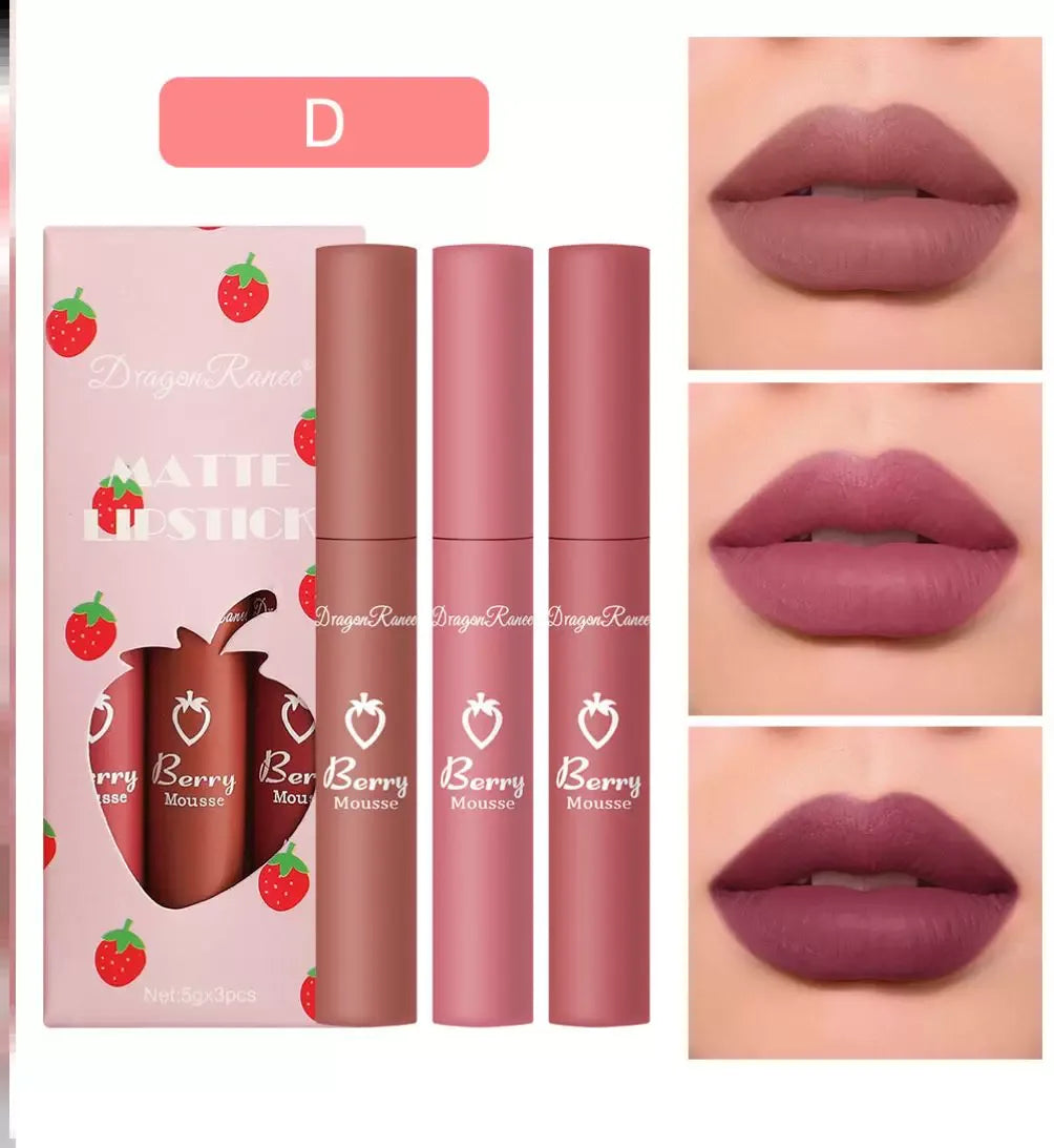 6Pcs Matte Lip Gloss Set Liquid Lipstick Waterproof Long - My Vixen Vault