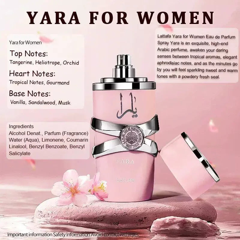 100ml Original Yara for Women Eau De Parfum Spray High - My Vixen Vault