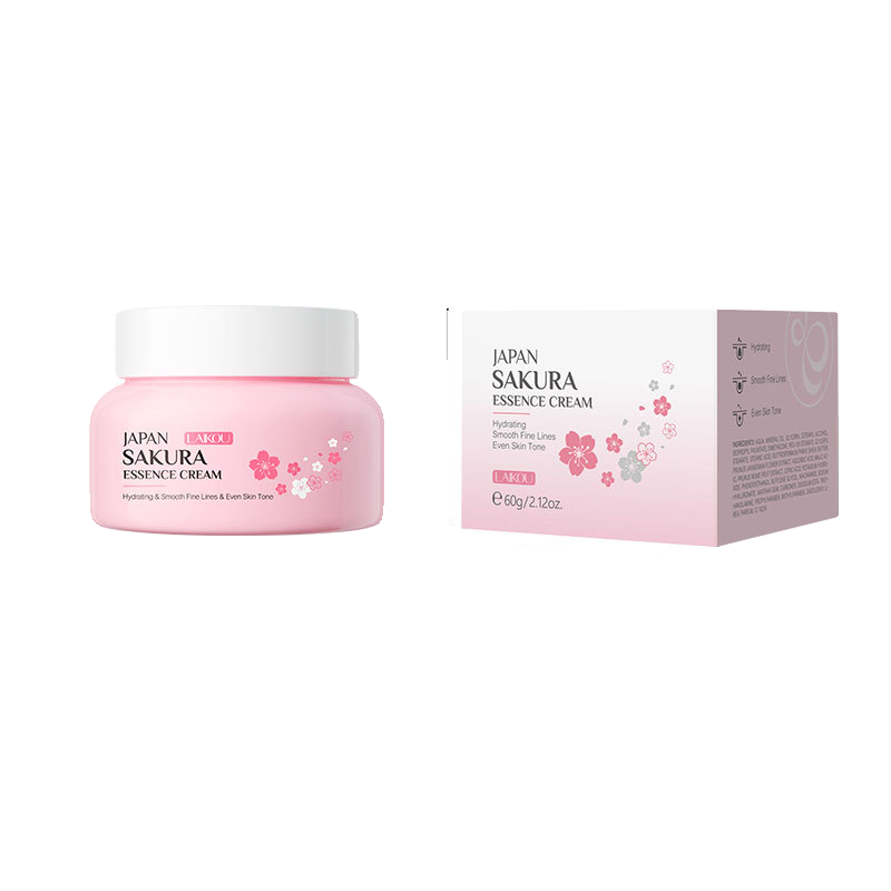 Laikou Sakura Essence Face Cream Laikou Japanese Cherry Blossoms Face Cream Moisturizing Hydrating Genuine Article - Beauty Collection Studio