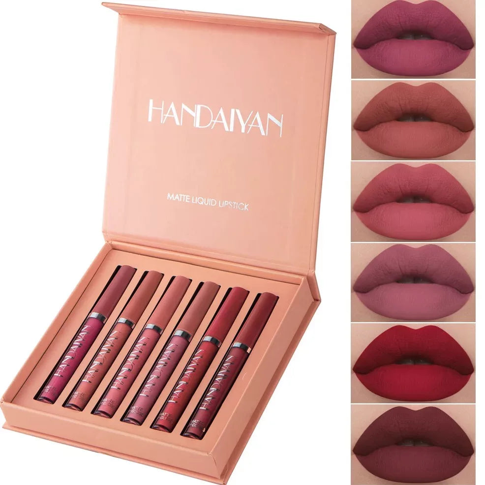Sets Chocolate Dark Tea Fashion Matte Lip Gloss - My Vixen Vault
