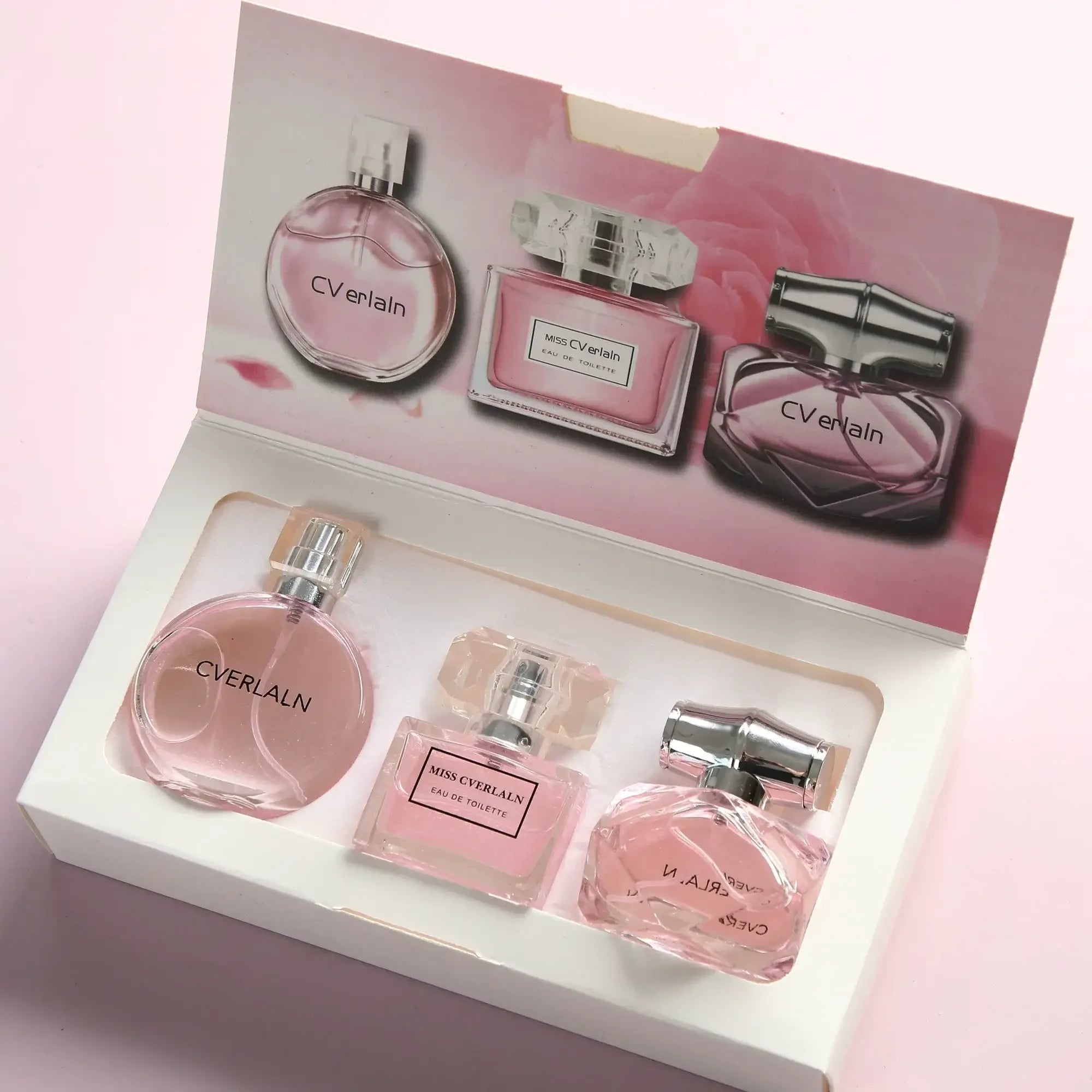 High-End Four-Piece Gift Box Meow Perfume for Women Long-Lasting Light Perfume Fragrance Fresh Temptation Student Girl Gift - My Vixen Vault