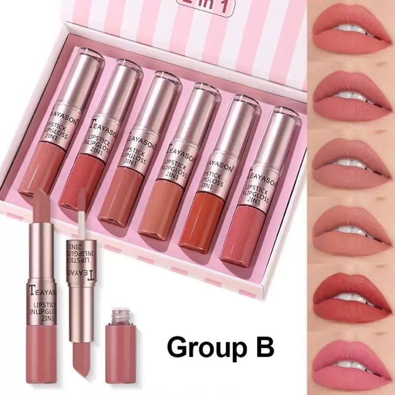Sets Chocolate Dark Tea Fashion Matte Lip Gloss - My Vixen Vault