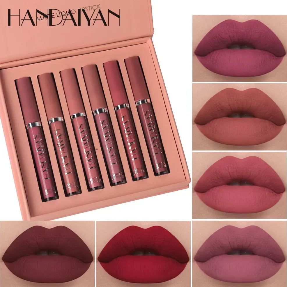 Sets Chocolate Dark Tea Fashion Matte Lip Gloss - My Vixen Vault