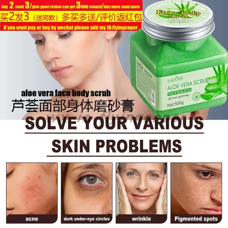 Aloe Vera Face Cream Day Night Acne Oil Control Whitening Cream.