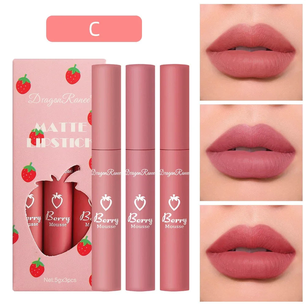 Sets Chocolate Dark Tea Fashion Matte Lip Gloss - My Vixen Vault