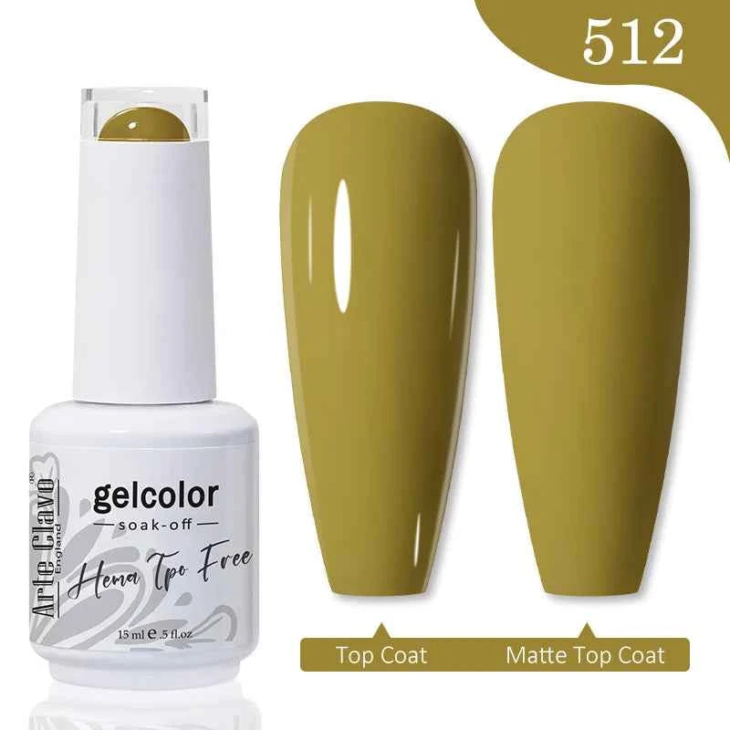 Arte Clavo Hema Free TPO Free UV Gel Nail Polish Semi-Permanent Nail Art Manicure Soak off Nail Varnish Nail Supplies