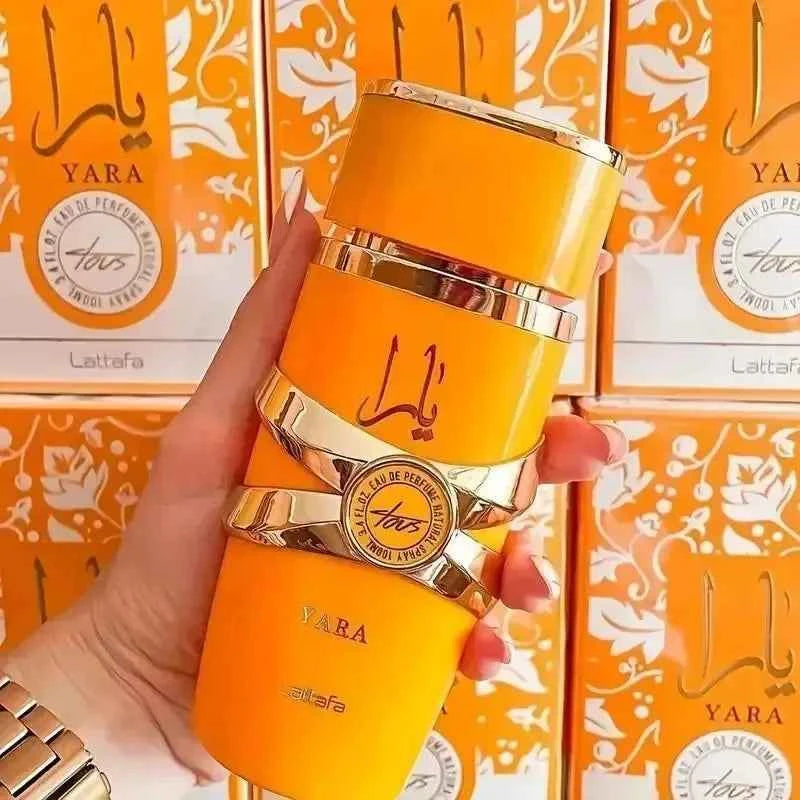 Lattafa Yara Orange Long Lasting Eau De Perfume Spray Women And Men，3.4oz, Holiday gift ﻿