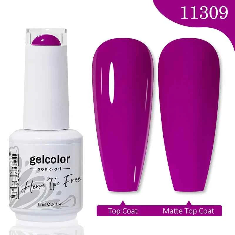 Arte Clavo Hema Free TPO Free UV Gel Nail Polish Semi-Permanent Nail Art Manicure Soak off Nail Varnish Nail Supplies