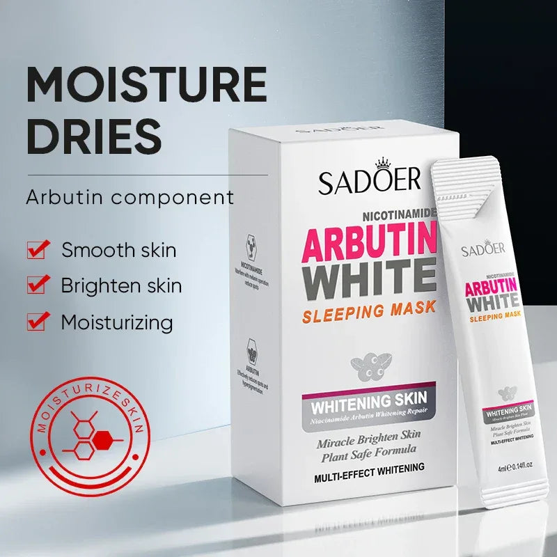 20pcs/box SADOER Sleeping Facial Masks Face Moisturizing Hydrating Anti-aging Whitening Anti Wrinkles Face Mask Facial Skin Care.