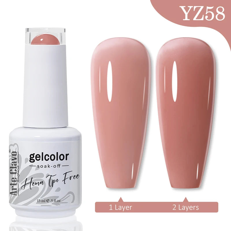 Arte Clavo Hema Free TPO Free UV Gel Nail Polish Semi-Permanent Nail Art Manicure Soak off Nail Varnish Nail Supplies - Beauty Collection Studio