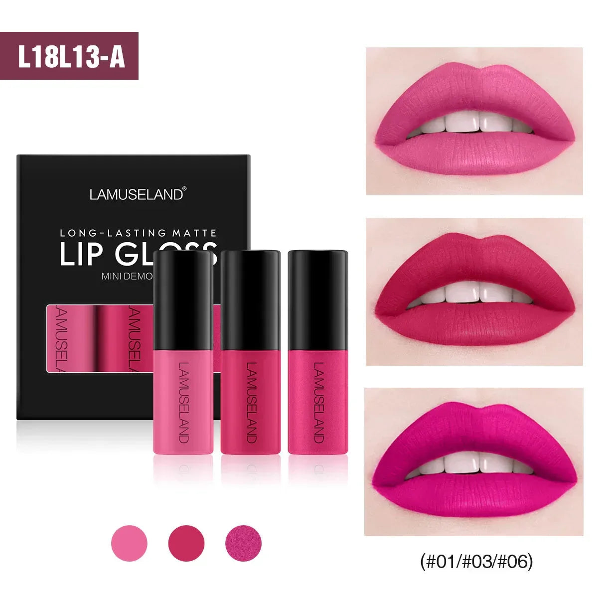 Mini 12 Colors Liquid Lip Gloss Waterproof Non-stick 24 Hours Long Lasting Velvet Matte Lipstick Lip Gloss Cosmetic Makeup Care - My Vixen Vault