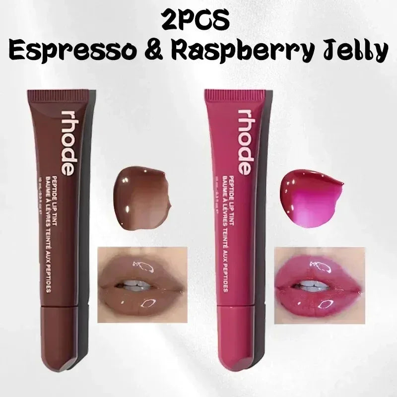 New Lip Balm Phone Case Long-lasting Lip Gloss caramel vanilla Grey Tube Cinnamon Roll Liquid Lipstick Toast Espresso Raspberry - My Vixen Vault