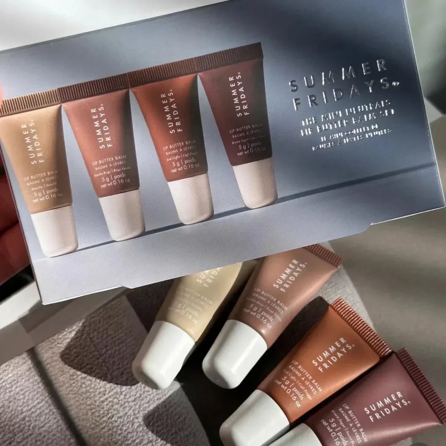 HOT Fashion 10 Color Summer Fridays Lip Balm Moisturizing Smooth Soft Lips Cosmetics Hot Cocoa Iced Coffee Makeup Lip Care Suit - My Vixen Vault