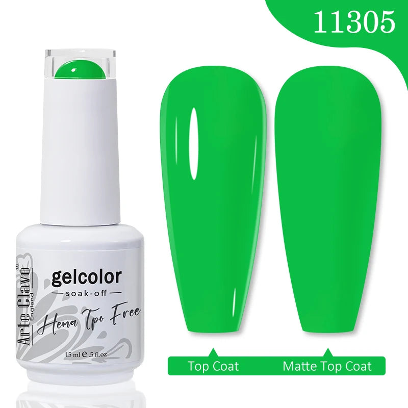 Arte Clavo Hema Free TPO Free UV Gel Nail Polish Semi-Permanent Nail Art Manicure Soak off Nail Varnish Nail Supplies - Beauty Collection Studio