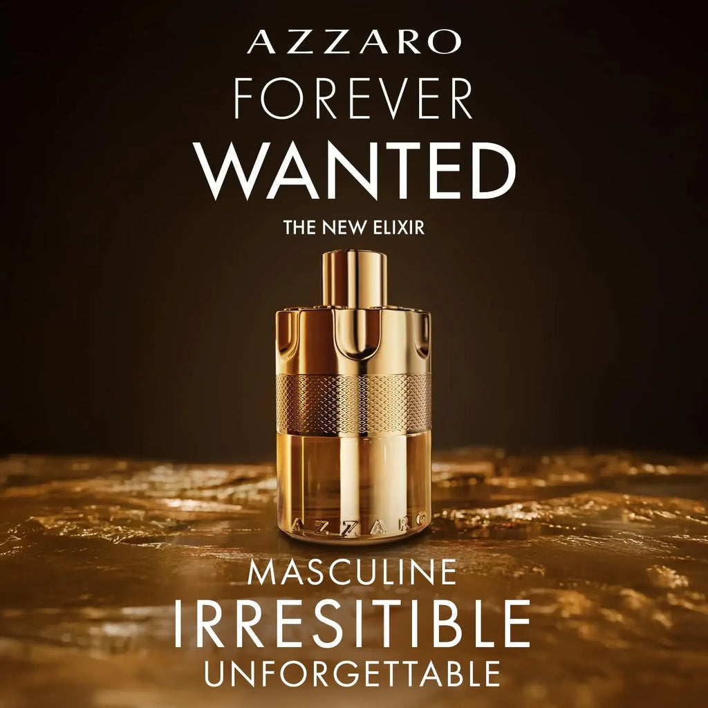 Azzaro - Forever Wanted Elixir - Mens Cologne - with Notes of Raspberry, Cardamom, and Leather Accord 100ml/ 3.4 Fl Oz - My Vixen Vault