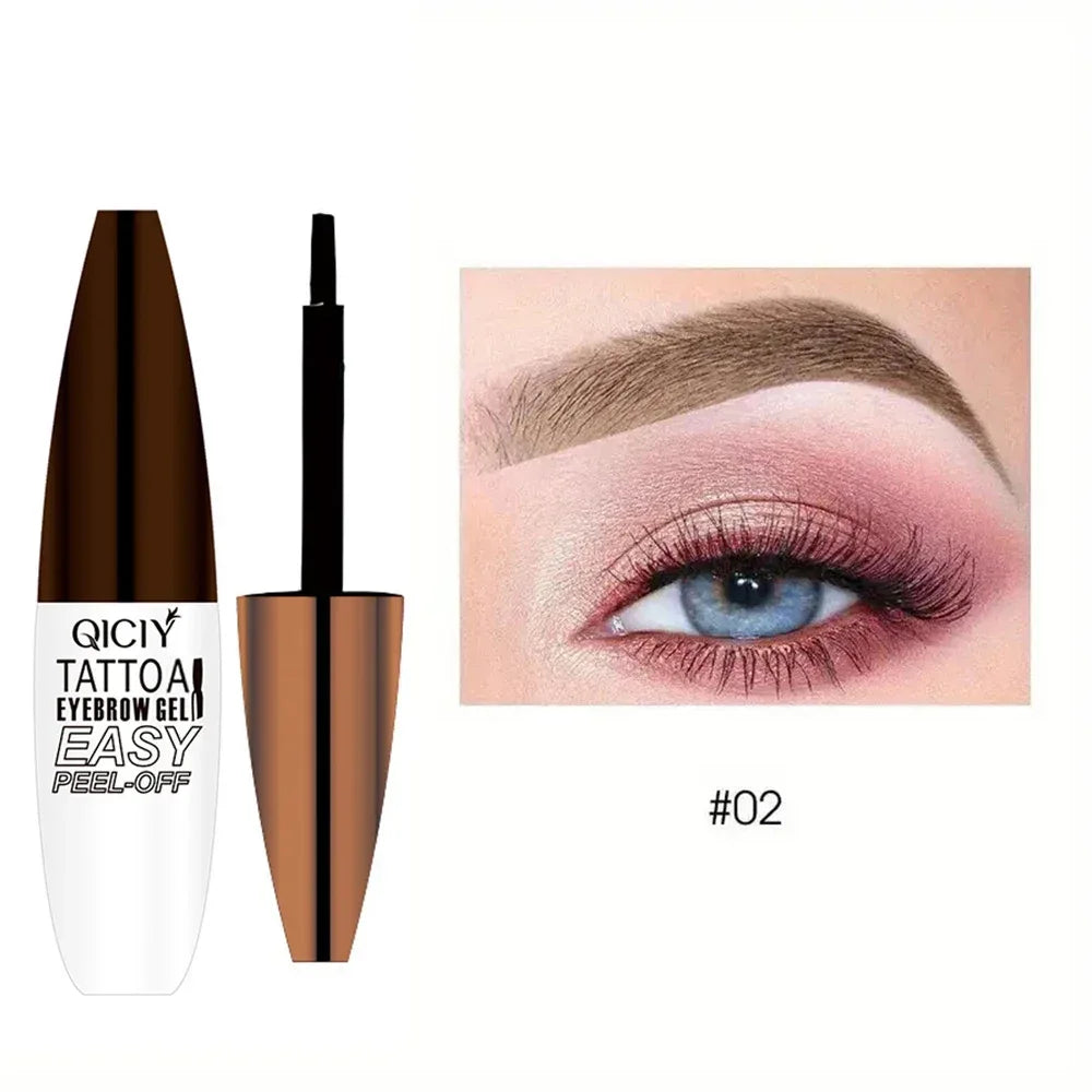 Lasting 3 Days Tattoo Easy Peel Off Eyebrow Gel Cream Types Long-Lasting Smudge-Proof Sweat Resistant Waterproof Cosmetics - My Vixen Vault