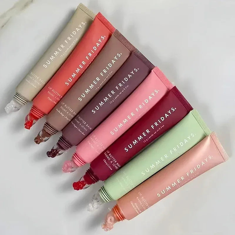 HOT Fashion 10 Color Summer Fridays Lip Balm Moisturizing Smooth Soft Lips Cosmetics Hot Cocoa Iced Coffee Makeup Lip Care Suit - My Vixen Vault
