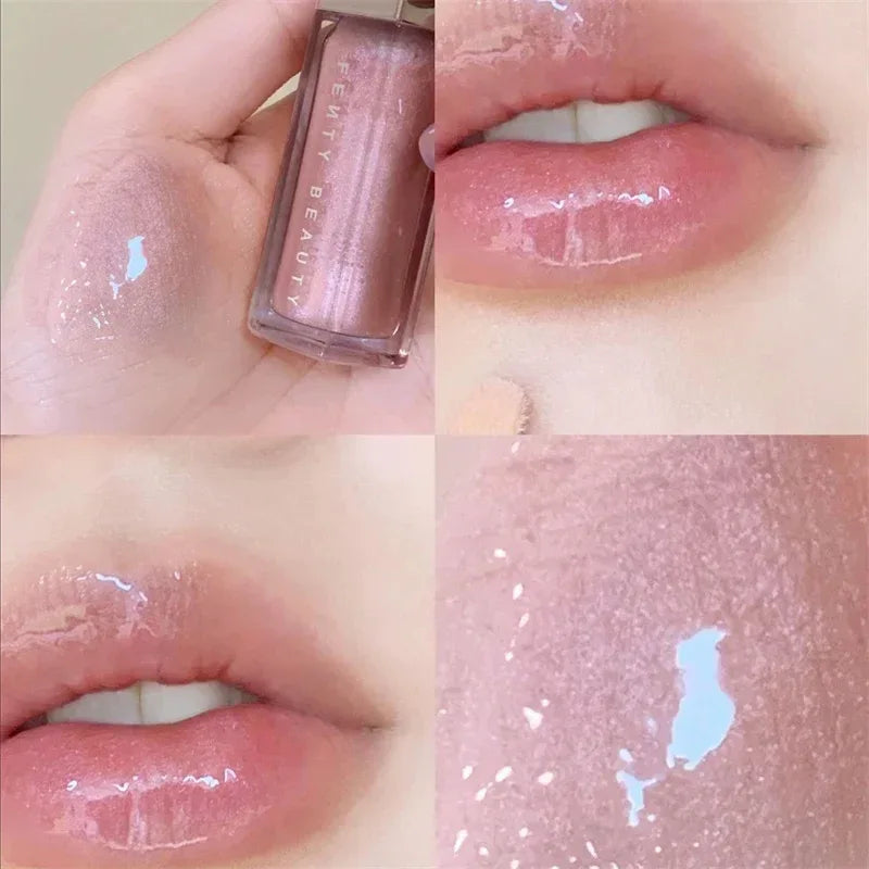 Fashion Fenty Beauty Lip Glaze Moisten Shine Glitter Lip Plumper Makeup For Beginner Liquid Lipstick Female Makeup Cosmetics - My Vixen Vault