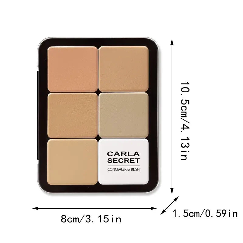 12-color iron box concealer blush cream matte highlight contour makeup all-in-one palette - My Vixen Vault