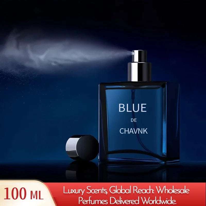 Blue de Chavnk Inspired Perfume 100ML for Men - Long Lasting Woody Aromatic & Fresh Citrus Scent, Versatile Daily Fragrance - My Vixen Vault