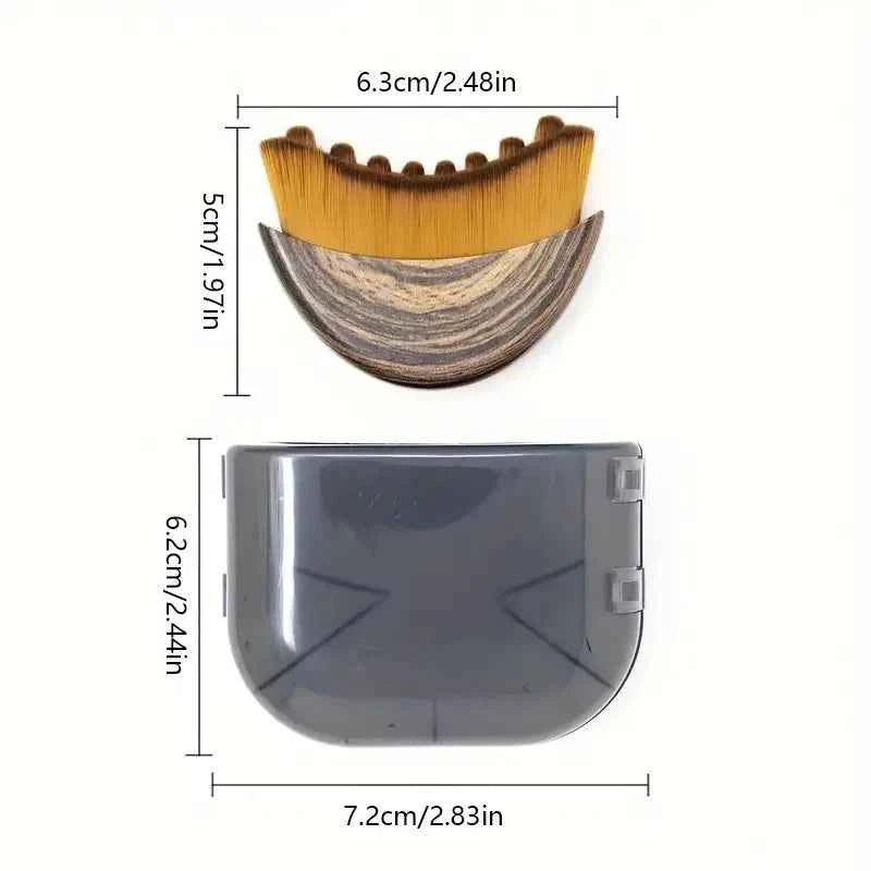 1 piece, lymphatic contouring facial brush, chin and jawline sculpting, facial drainage massager, ergonomic design