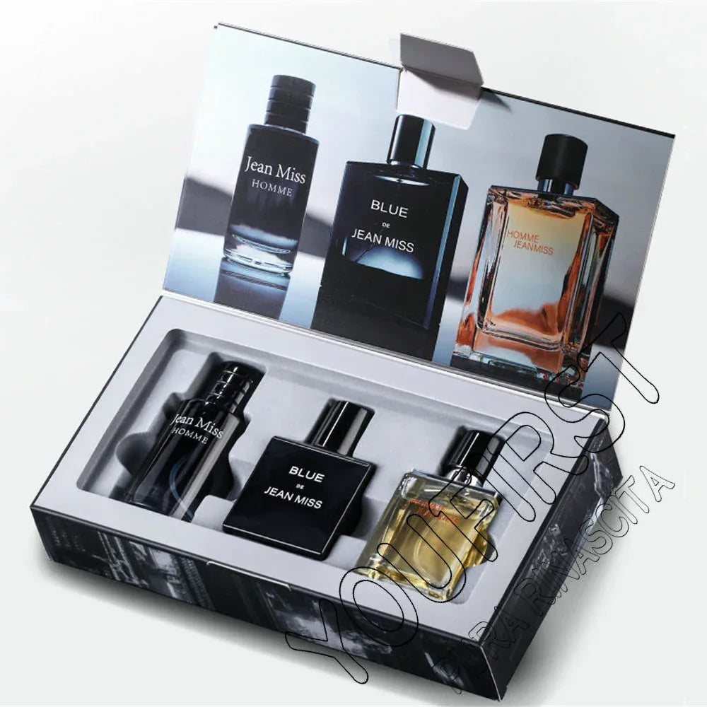 High Quality 90ml Men Perfume Hombre Gift Box 3pcs Set Colognes Scent Fascination Man Perfumes Masculinos Lasting Parfum Heren - My Vixen Vault