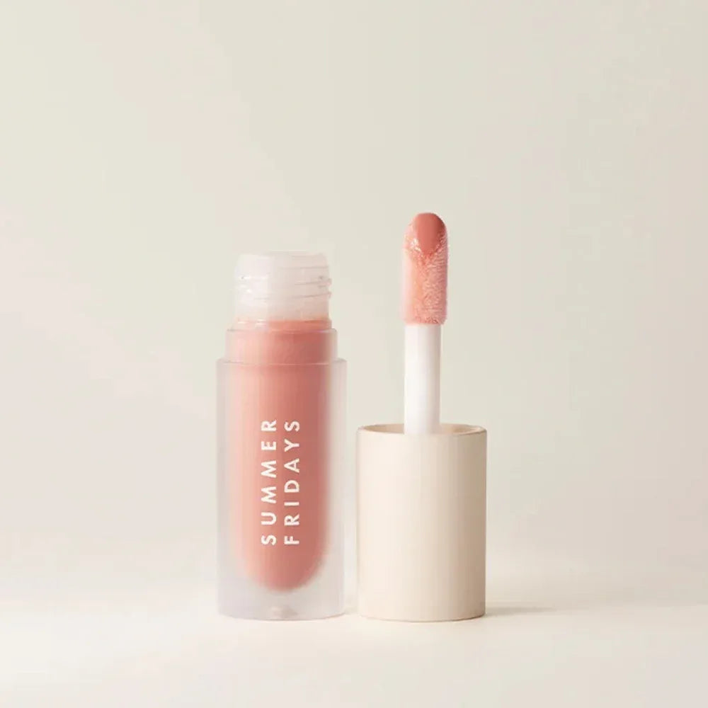 Summer Fridays Lip Balm Moisturizing Mirror Lip Gloss Lip Vanilla Pink Sugar Pink Guava Smell Lipstick Transparent Oil Makeup - My Vixen Vault