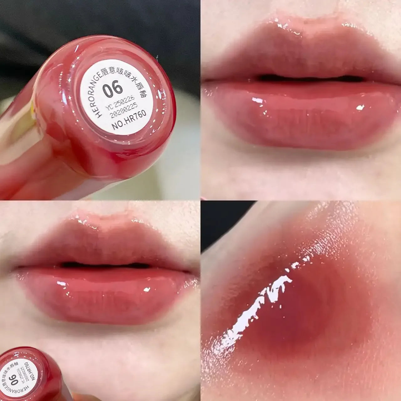 Smoked Grape Purple Red Lip Glaze Mirror Water Lip Gloss Moisturizing Liquid Lipstick Clear Tint Makeup Korean Women Cosmetics - My Vixen Vault