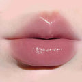 Low Saturation Mirror Water Light Solid Lip Gloss Mirror Russet Lipstick Moisturizing Lips Tint Nature Nude Lip Makeup Cosmetics.