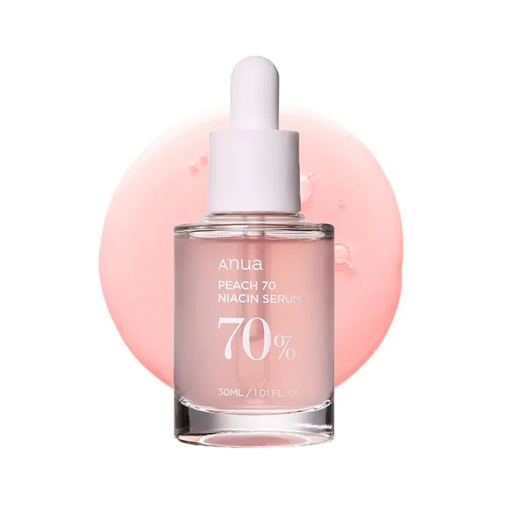 Anua Peach 70 Niacinamide Serum 30ml, Moisturizing Facial Serum, Skin Improvement, Daily Cleansing Beauty, Korean Skincare - My Vixen Vault