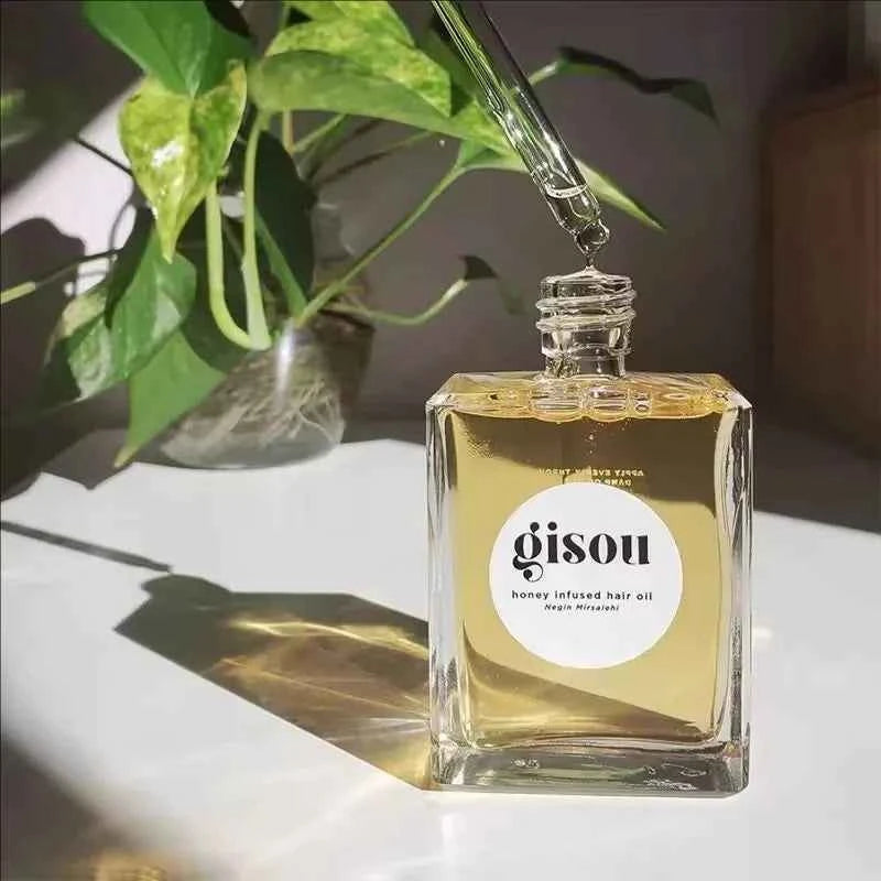 Gisou Lip Oil Hydrating Transparent Lip Gloss Plumping Moisturizing Without Drying Out Exfoliating Serum Lip Care Cosmetic.