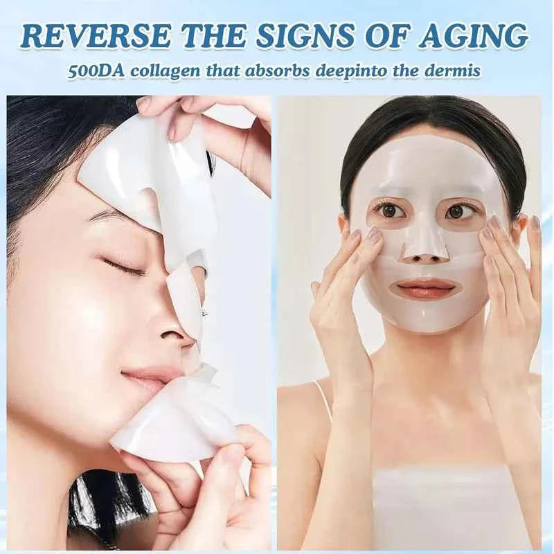 1/3/5/10PCS Bio Collagen Face Mask Anti Wrinkle Fade Face Fine Line Lift Firm Skin Anti-Aging Brighten SkinCare Korean Cos...