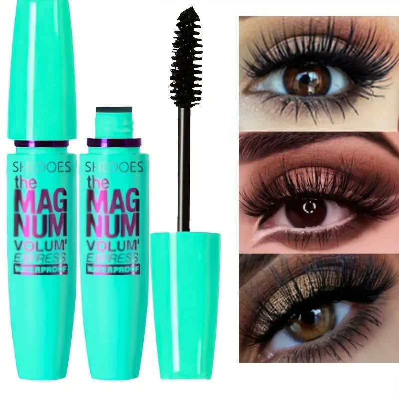 4D Black Mascara Thickening, Lengthening, Curling, Waterproof Liquid Fiber Mascara - My Vixen Vault