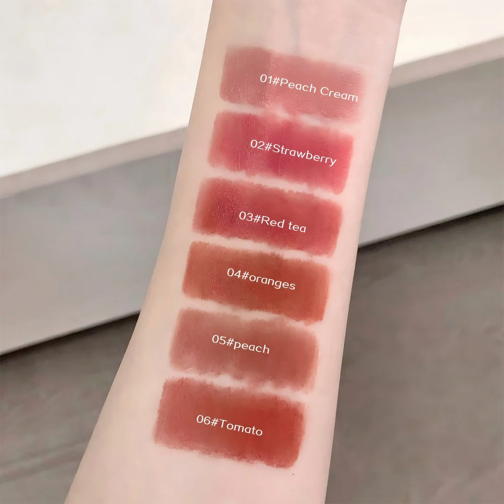 SHAQINUO Matte Velvet Autum&Winter Lip Mud Lip Cream Lip Clay Long-lasting Color Non-drying Lipstick - Beauty Collection Studio